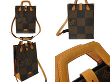 画像をギャラリービューアに読み込む, LOUIS VUITTON ルイヴィトン トートバッグ ジャイアント NIGO ダミエ モノグラムキャンバス ブラウン N40355 美品 中古 61500