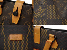 画像をギャラリービューアに読み込む, LOUIS VUITTON ルイヴィトン トートバッグ ジャイアント NIGO ダミエ モノグラムキャンバス ブラウン N40355 美品 中古 61500