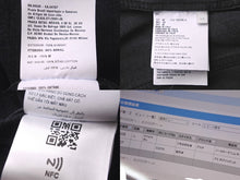 画像をギャラリービューアに読み込む, 新品同様 PRADA プラダ 23SS ノーカラーデニムジャケット トライアングルロゴ Mサイズ コットン ブラック 中古 61508