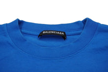 Load image into Gallery viewer, 極美品 BALENCIAGA バレンシアガ COPYRIGHT コピーライト ロゴプリント半袖Ｔシャツ コットン ブルー XS 中古 61531