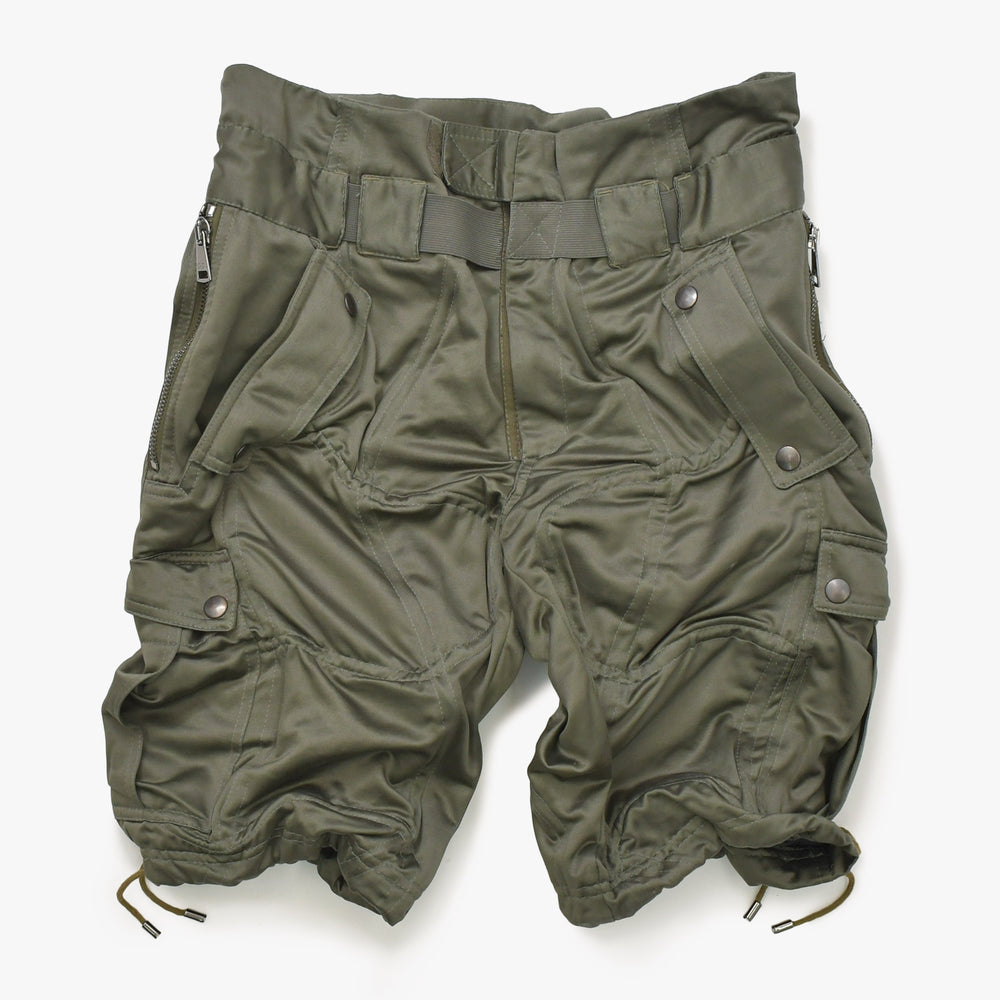 新品同様品 DOLCE&GABBANA ドルチェアンドガッバーナ 08AW ワイヤー カーゴ ハーフパンツ カーキ G35VET FU6GC サイズ48 中古 4a006154