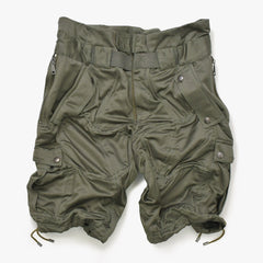 新品同様品 DOLCE&GABBANA ドルチェアンドガッバーナ 08AW ワイヤー カーゴ ハーフパンツ カーキ G35VET FU6GC サイズ48 中古 4a006154