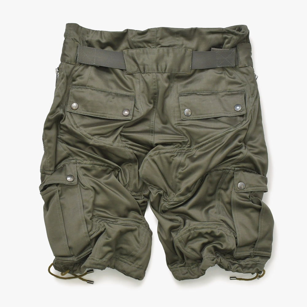新品同様品 DOLCE&GABBANA ドルチェアンドガッバーナ 08AW ワイヤー カーゴ ハーフパンツ カーキ G35VET FU6GC サイズ48 中古 4a006154