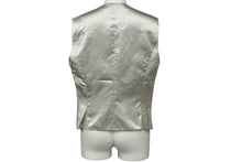 Load image into Gallery viewer, HERMES エルメス マルジェラ期 シルク ベスト 雪 結晶 グレー系 ベージュ ジレ 柄 アウター サイズ40 良品 中古 61543
