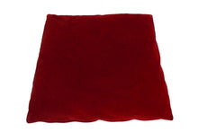 画像をギャラリービューアに読み込む, FENDI フェンディ スワロフスキー ロゴクッション インテリア ベロア レッド 美品 中古 61557