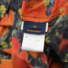 Load the image into the gallery viewer. 極美品 LOUIS VUITTON ルイヴィトン ヴァージルアブロー ポピードロシーグラフィックウィンドブレーカーブルゾン HGB65WLTX サイズ48 中古 4a006157