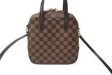 画像をギャラリービューアに読み込む, LOUIS VUITTON ルイヴィトン スポティーニ ハンドバッグ N48021 スペシャルオーダー ダミエキャンバス ブラウン 美品 中古 61572
