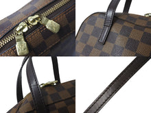 画像をギャラリービューアに読み込む, LOUIS VUITTON ルイヴィトン スポティーニ ハンドバッグ N48021 スペシャルオーダー ダミエキャンバス ブラウン 美品 中古 61572