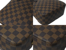 画像をギャラリービューアに読み込む, LOUIS VUITTON ルイヴィトン スポティーニ ハンドバッグ N48021 スペシャルオーダー ダミエキャンバス ブラウン 美品 中古 61572