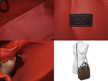 画像をギャラリービューアに読み込む, LOUIS VUITTON ルイヴィトン スポティーニ ハンドバッグ N48021 スペシャルオーダー ダミエキャンバス ブラウン 美品 中古 61572