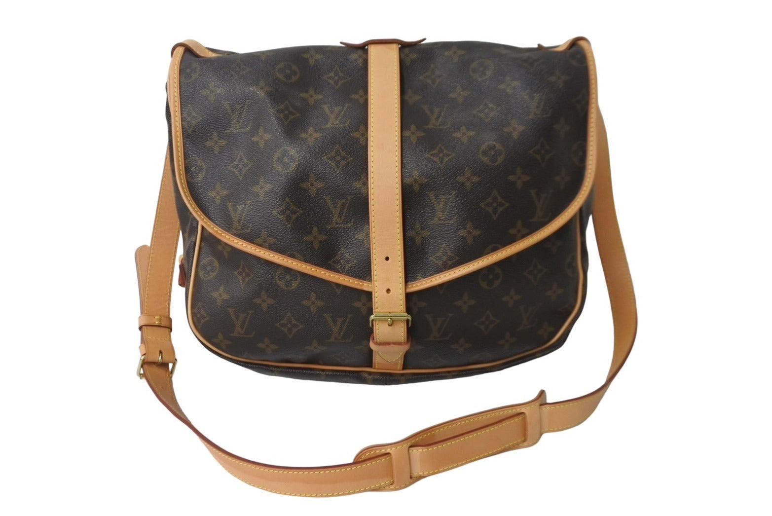 LOUIS VUITTON ルイ ヴィトン ソミュール35 ショルダーバッグ M42254