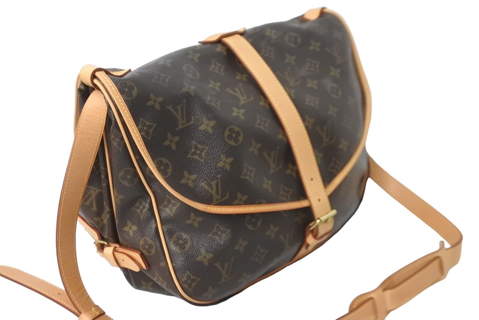LOUIS VUITTON ルイ ヴィトン ソミュール35 ショルダーバッグ M42254