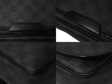 画像をギャラリービューアに読み込む, LOUIS VUITTON ルイヴィトン ダミエ グラフィット ダニエルMM ショルダーバッグ N58029 ブラック 美品 中古 61583