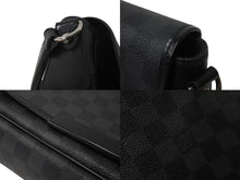 画像をギャラリービューアに読み込む, LOUIS VUITTON ルイヴィトン ダミエ グラフィット ダニエルMM ショルダーバッグ N58029 ブラック 美品 中古 61583