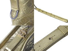 画像をギャラリービューアに読み込む, CHANEL シャネル ガブリエル ドゥ ショルダーバッグ ホーボー ココマーク A93824 24番台 2017年 カーフ ゴールド 美品 中古 61588