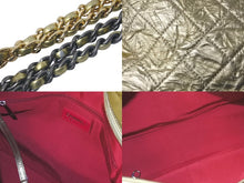 画像をギャラリービューアに読み込む, CHANEL シャネル ガブリエル ドゥ ショルダーバッグ ホーボー ココマーク A93824 24番台 2017年 カーフ ゴールド 美品 中古 61588