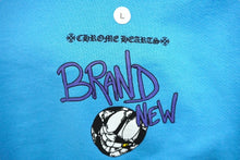 画像をギャラリービューアに読み込む, 新品未使用品 CHROME HEARTS クロムハーツ MATTY BOY BRAIN NEW マッティボーイ スウェット コットン ライトブルー L 中古 61593