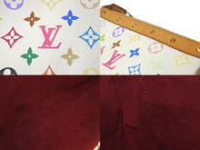 画像をギャラリービューアに読み込む, LOUIS VUITTON ルイヴィトン 村上隆 ポシェットアクセソワール マルチカラー ホワイト M92649 良品 中古 61610