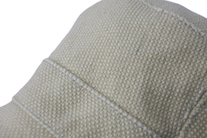 CHANEL CHANEL Sports Line Logo Bucket Hat Yellow Beige Here Mark Hat Accessory Size 57 Good Condition Used 61618