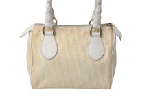 Load image into Gallery viewer, Christian Dior クリスチャンディオール ハンドバッグ トロッター ロゴ NLC44157 アイボリー レザー キャンバス 美品 中古 61627