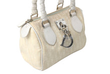 Load image into Gallery viewer, Christian Dior クリスチャンディオール ハンドバッグ トロッター ロゴ NLC44157 アイボリー レザー キャンバス 美品 中古 61627