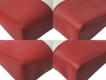 Load image into Gallery viewer, PRADA プラダ ショルダーバッグ サフィアーノレザー チェーンショルダー トライアングルロゴ レッド ホワイト 美品 中古 61629