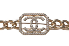 画像をギャラリービューアに読み込む, 極美品 CHANEL シャネル バレッタ ココマーク ラインストーン パール ヘアバレッタ B20S 2020年 ゴールド 中古 61638
