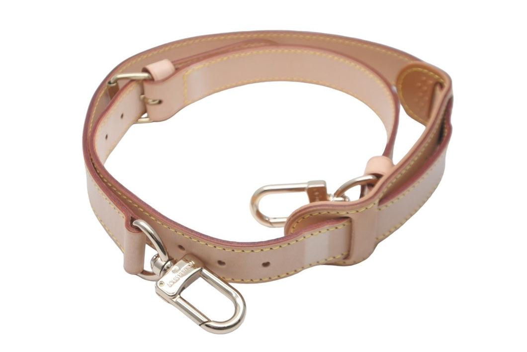 ⭐️未使用⭐️ ルイヴィトン ショルダーストラップ キャンバス ベージュ LOUIS VUITTON ルイヴィトン ショルダーストラップ ベージュ ヌメ革