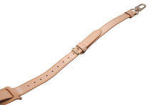 Load image into Gallery viewer, LOUIS VUITTON ルイヴィトン ショルダーストラップ ベージュ ヌメ革 ゴールド金具 美品 中古 61641