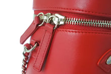 画像をギャラリービューアに読み込む, 極美品 CHANEL シャネル 2wayチェーンバニティバッグ 27番台 ココマーク カーフスキン レッド ゴールド金具 中古 61646