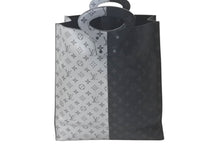 画像をギャラリービューアに読み込む, LOUIS VUITTON ルイ ヴィトン モノグラム エクリプス スプリット トートバック M43816 18SS シルバー ブラック 美品 中古 61647