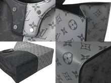 画像をギャラリービューアに読み込む, LOUIS VUITTON ルイ ヴィトン モノグラム エクリプス スプリット トートバック M43816 18SS シルバー ブラック 美品 中古 61647