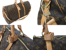 画像をギャラリービューアに読み込む, LOUIS VUITTON ルイヴィトン キーポル バンドリエール60 ボストンバッグ M41412 モノグラムキャンバス ブラウン 美品 中古 61648