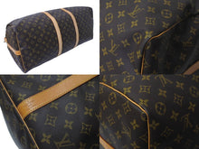 画像をギャラリービューアに読み込む, LOUIS VUITTON ルイヴィトン キーポル バンドリエール60 ボストンバッグ M41412 モノグラムキャンバス ブラウン 美品 中古 61648