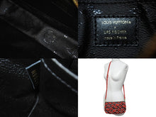 画像をギャラリービューアに読み込む, LOUIS VUITTON ルイヴィトン×ウルスフィッシャー ポシェット アクセソワール M45548 タフテッド モノグラム レッド 美品 中古 61650