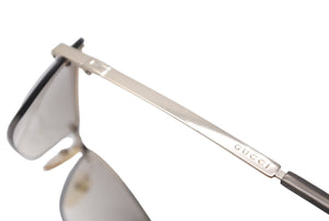 GUCCI グッチ サングラス GG1793 シルバー グラデーション ロゴ アイウェア 小物 眼鏡 サイズ60☐15 美品 中古 61652