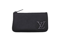 Load image into Gallery viewer, 極美品 LOUIS VUITTON ルイヴィトン ポシェット クレ コインケース アエログラム M81031 ブラック 中古 61656