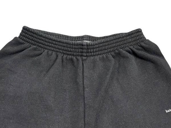 BALENCIAGA バレンシアガ ハーフパンツ スウェットパンツ レディース 556159 ブラック コットン サイズ2 美品 中古 61662