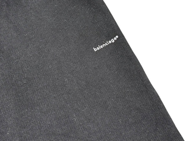 BALENCIAGA バレンシアガ ハーフパンツ スウェットパンツ レディース 556159 ブラック コットン サイズ2 美品 中古 61662