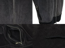 Load image into Gallery viewer, LOUIS VUITTON ルイヴィトン ベロア ジップアップ パーカー ブラック系 カシミヤ RM062 MJJR80VJA サイズM 良品 中古 61669
