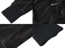 Load image into Gallery viewer, LOUIS VUITTON ルイヴィトン ベロア ジップアップ パーカー ブラック系 カシミヤ RM062 MJJR80VJA サイズM 良品 中古 61669