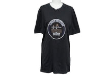 画像をギャラリービューアに読み込む, LOUIS VUITTON ルイヴィトン 半袖Ｔシャツ サイズM プリント ブラック コットン シルク RM122M 良品 中古 61672