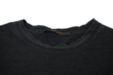 画像をギャラリービューアに読み込む, LOUIS VUITTON ルイヴィトン 半袖Ｔシャツ サイズM プリント ブラック コットン シルク RM122M 良品 中古 61672