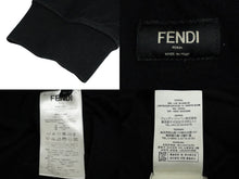 Load image into Gallery viewer, FENDI フェンディ パーカー 19AW サイズ52 ズッカ柄 パッチ 刺繍 ブラック コットン カシミヤ ウール FY0870 美品 中古 61674