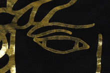 画像をギャラリービューアに読み込む, 極美品 VERSACE ヴェルサーチ メデューサ プリント 半袖Ｔシャツ ブラック ゴールド トップス A73738 サイズXXL 中古 61677