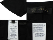 Load image into Gallery viewer, 極美品 VERSACE ヴェルサーチ メデューサ プリント 半袖Ｔシャツ ブラック ゴールド トップス A73738 サイズXXL 中古 61677