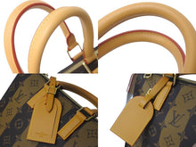 画像をギャラリービューアに読み込む, LOUIS VUITTON ルイヴィトン サックプラ メッセンジャー トートバッグ NIGO M45969 モノグラムストライプ ブラウン 美品 中古 61681