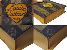 画像をギャラリービューアに読み込む, LOUIS VUITTON ルイヴィトン サックプラ メッセンジャー トートバッグ NIGO M45969 モノグラムストライプ ブラウン 美品 中古 61681