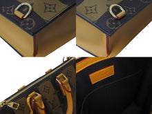 画像をギャラリービューアに読み込む, LOUIS VUITTON ルイヴィトン サックプラ メッセンジャー トートバッグ NIGO M45969 モノグラムストライプ ブラウン 美品 中古 61681