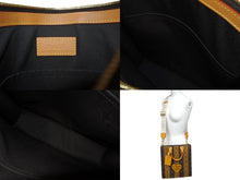 画像をギャラリービューアに読み込む, LOUIS VUITTON ルイヴィトン サックプラ メッセンジャー トートバッグ NIGO M45969 モノグラムストライプ ブラウン 美品 中古 61681
